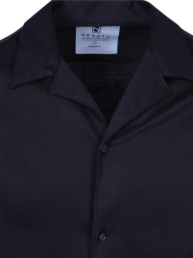 Desoto Short Sleeve Overhemd Festival Navy - Foto 2
