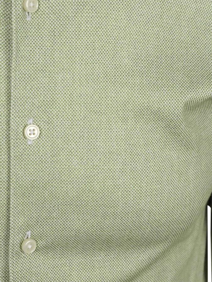 Desoto Short Sleeve Oxford Optics Overhemd Lime Groen - Foto 5