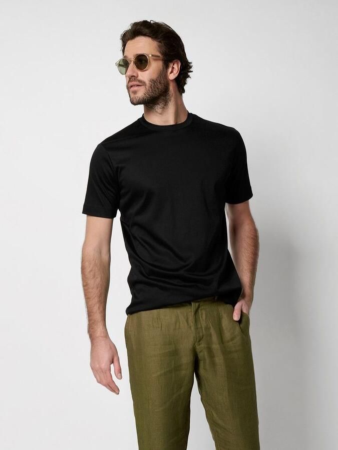 Desoto T-shirt Jersey T-Shirt Ronde hals half lange mouw - Foto 2
