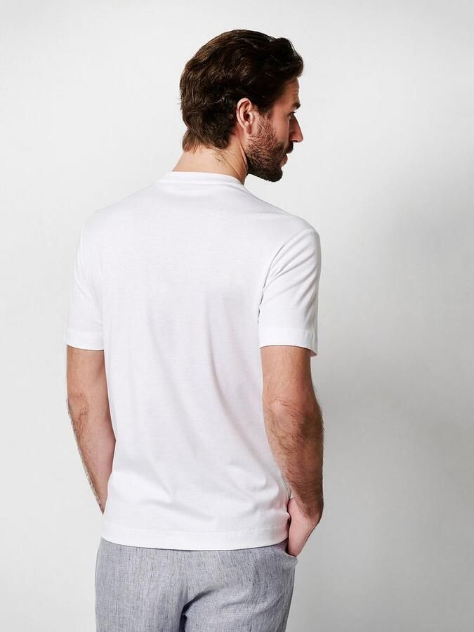 Desoto T-shirt Jersey T-Shirt Ronde hals half lange mouw - Foto 2