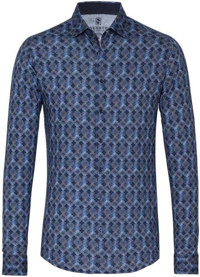 Desoto Slim fit zakelijk overhemd van jersey