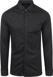 Desoto Overhemd Kent Design Zwart