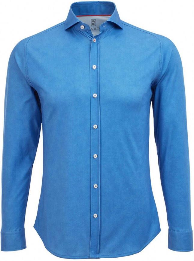 Desoto Royal shirt met lange mouwen Blauw Heren
