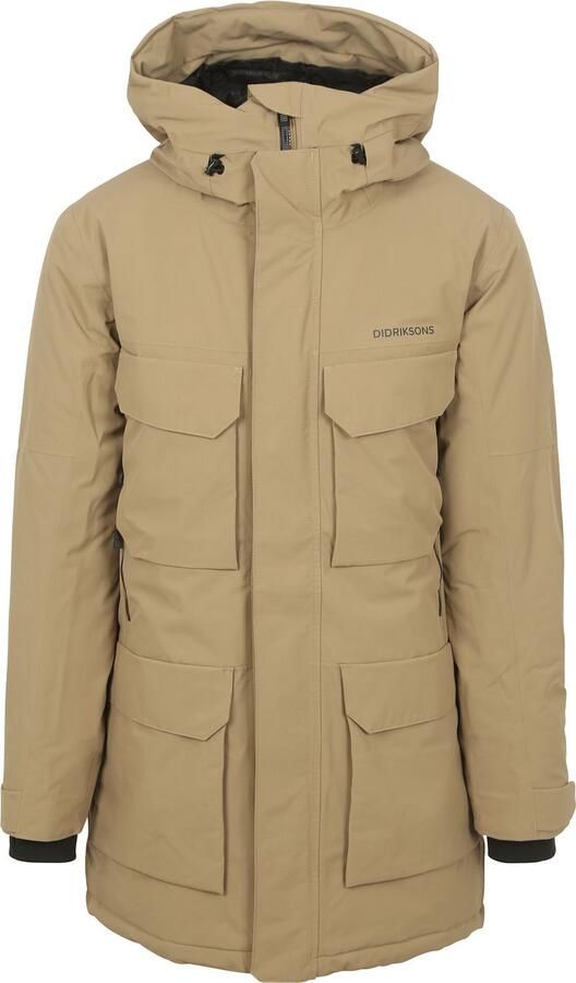 Didriksons Trainingsjack Parka Drew Beige - Foto 3