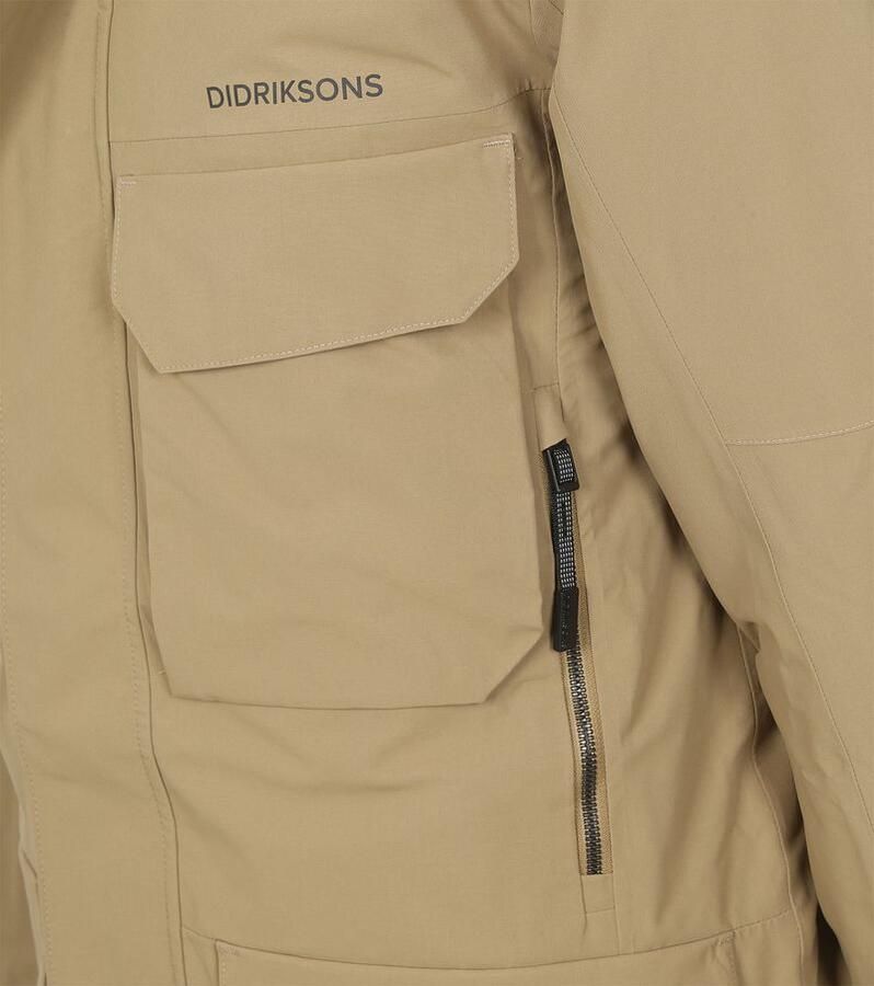 Didriksons Trainingsjack Parka Drew Beige