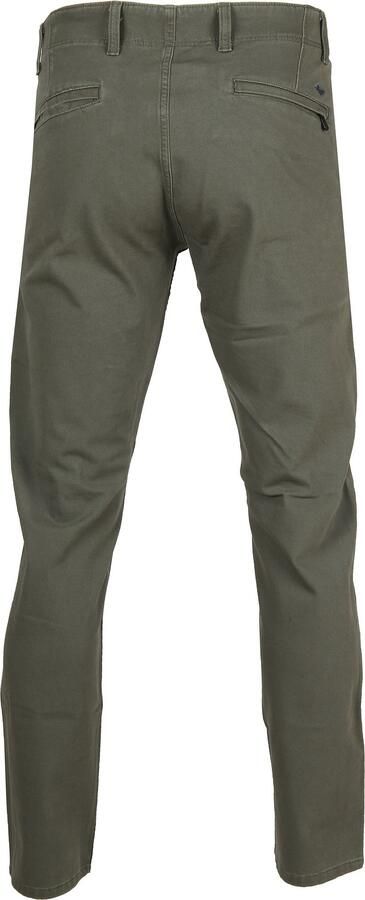 Dockers Groene Herenbroek 4 Zakken Rits Knoop Logo Green Heren - Foto 5