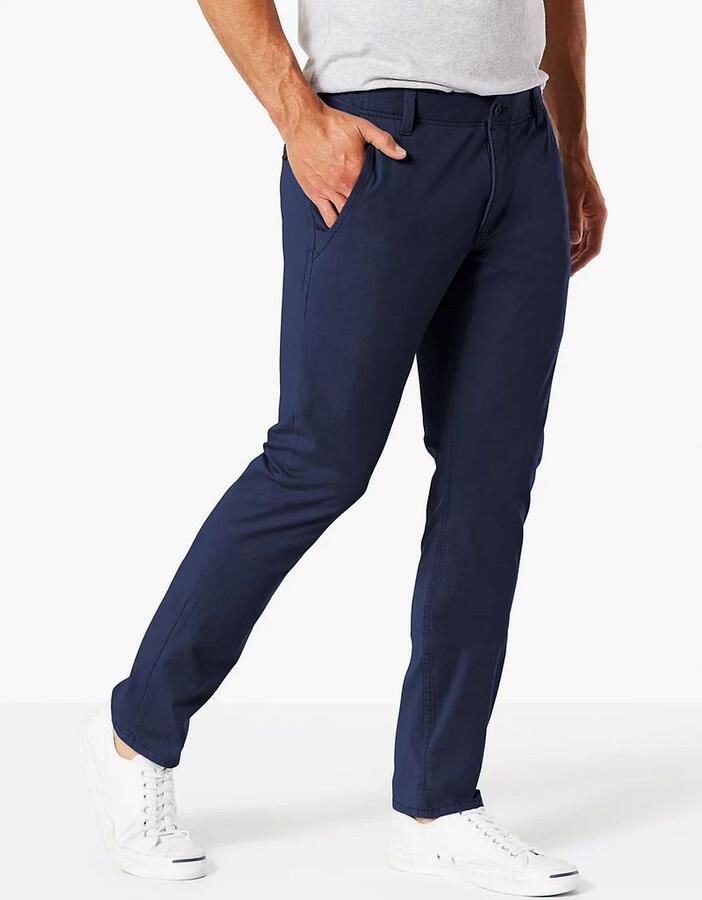 Dockers Blauwe Skinny Broek met Zakken en Logo Blue Heren - Foto 2