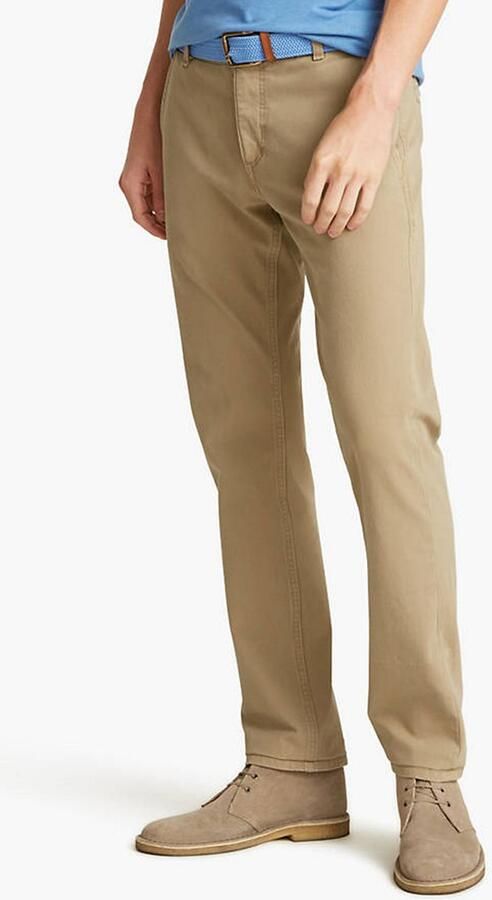 Dockers Beige Slim Broek 4 Zakken Rits Beige Heren - Foto 4