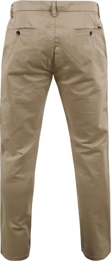 DSTREZZED Heren Broeken Lancaster Twill Knit Tapered Jogger Zand - Foto 6