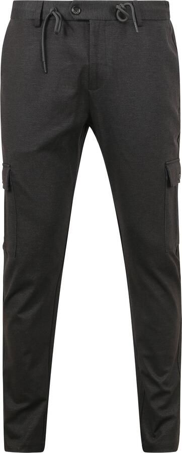 Dstrezzed Broek Lancaster Combat Chino Antraciet