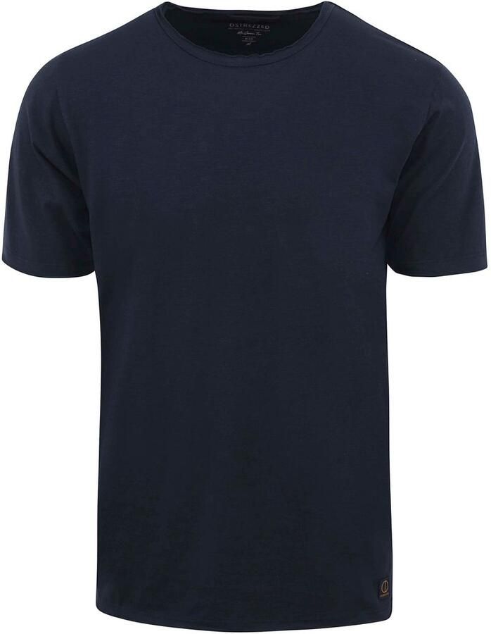 Dstrezzed Mc Queen T-shirt Melange Donkerblauw