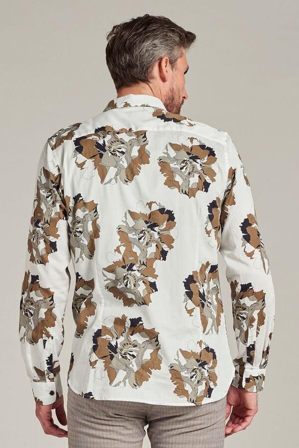 Dstrezzed Overhemd Camo Flower Off-White - Foto 2