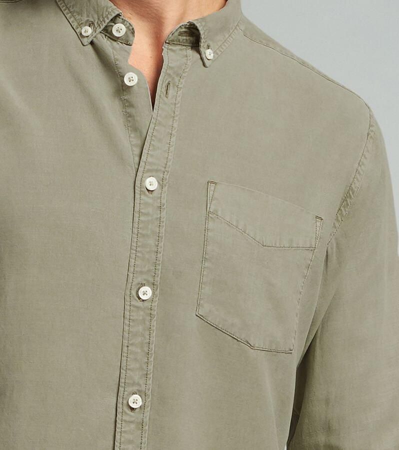Dstrezzed Groene Casual Overhemd Shirt Button Down Tencel - Foto 2