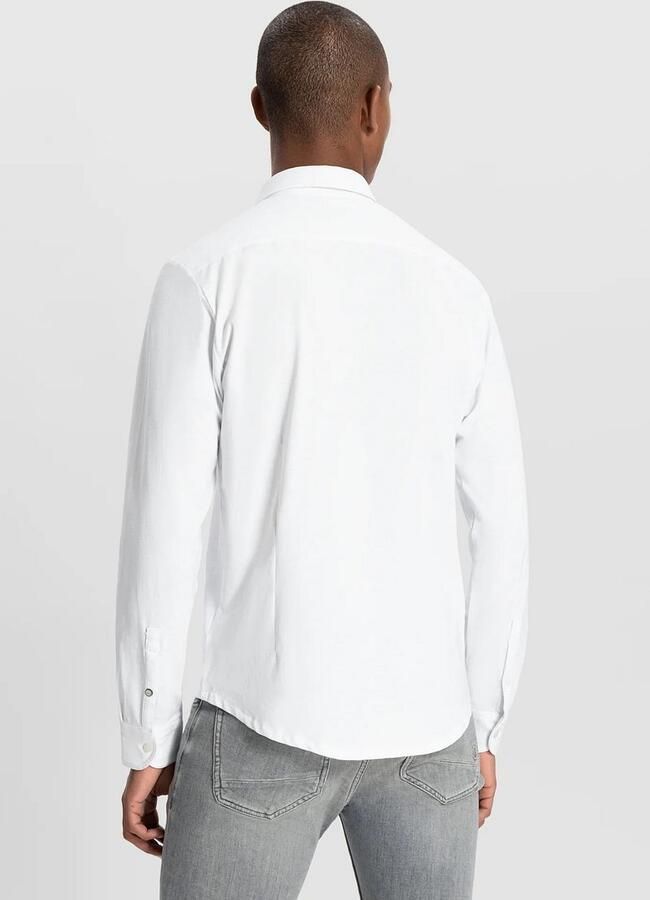 Dstrezzed Overhemd Lange Mouw Overhemd Jersey Bo Wit - Foto 6