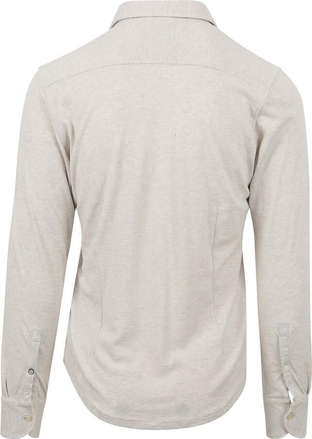 Dstrezzed Heren Overhemden Shirt Melange Pique White Heren - Foto 10