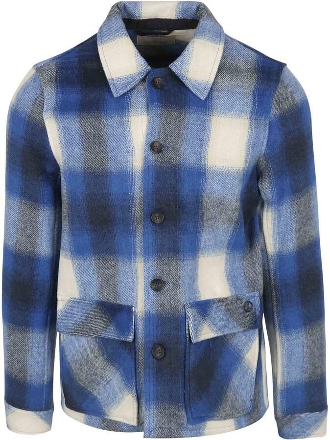 Dstrezzed Overshirt Ruit Navy