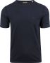 Dstrezzed Knitted T-shirt Donkerblauw - Thumbnail 1