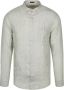 Dstrezzed Groene Casual Overhemd Shirt Button Down Linen Melange - Thumbnail 2