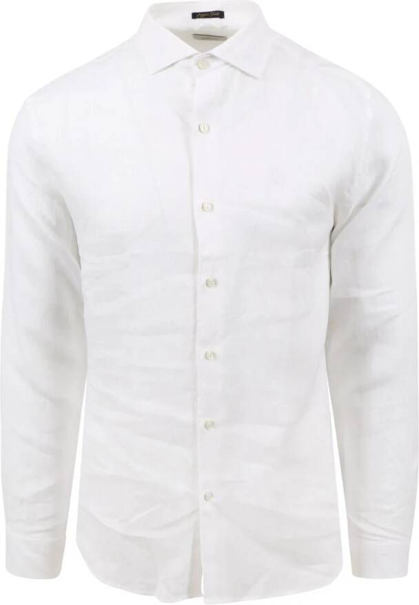 Dstrezzed Witte Casual Overhemd Jagger Shirt Linen - Foto 5