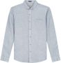 DSTREZZED Heren Overhemden Shirt Linen Melange Blauw - Thumbnail 2