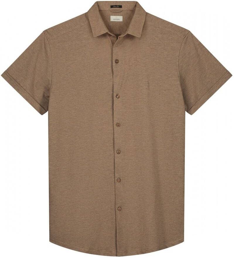 Dstrezzed Short Sleeve Overhemd Bruin