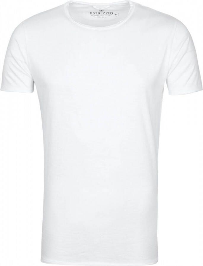 Witte Dstrezzed T shirt Mc. Queen Basic Tee Slub Jersey