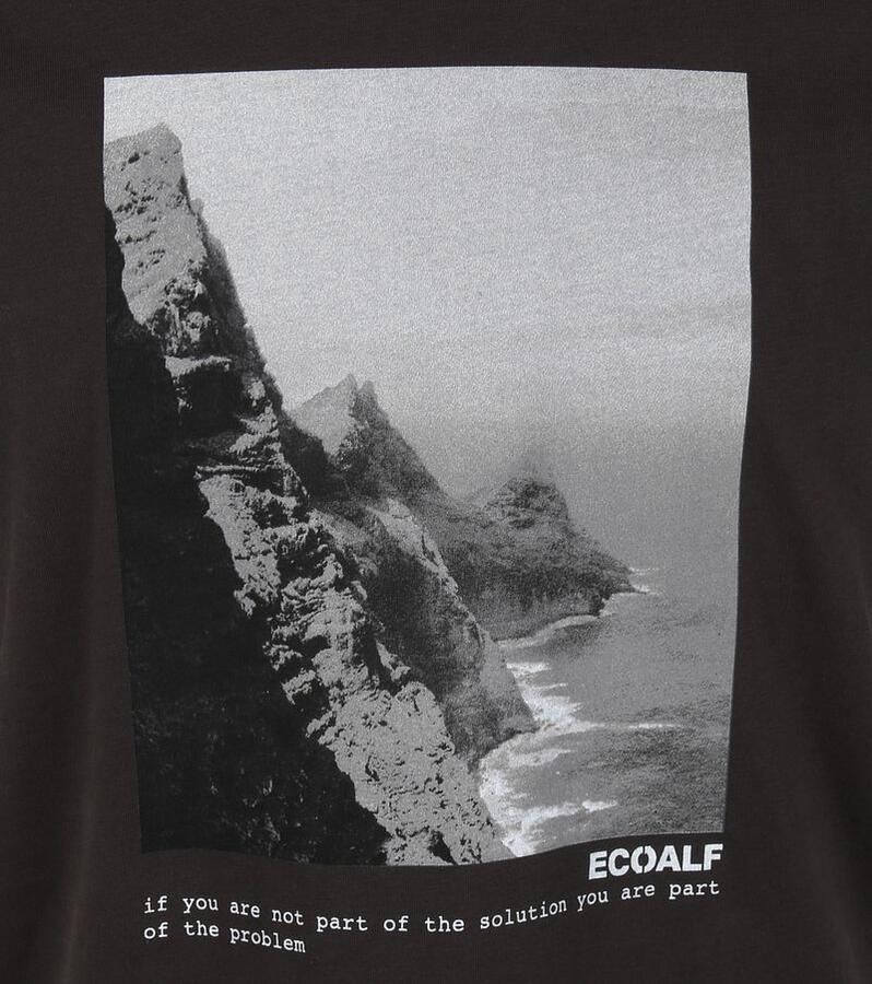 Ecoalf T-Shirt Label Zwart - Foto 2