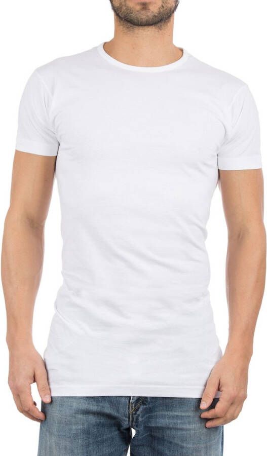 Alan Red Derby Extra Lang T-Shirt Navy (2-Pack)
