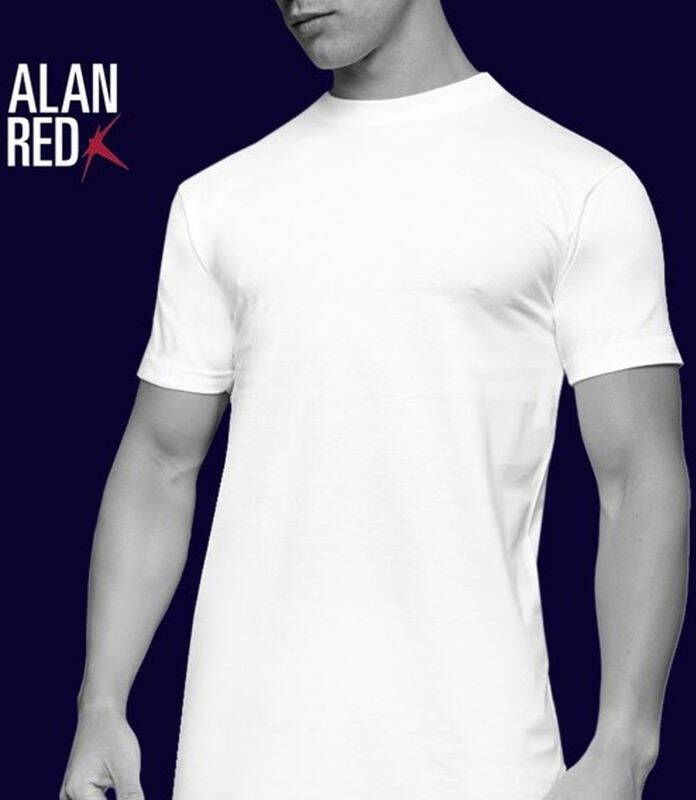 Alan Red T-Shirt Virginia Extra Long (2pack)