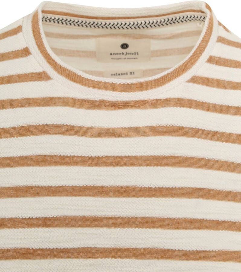 Anerkjendt Kikki T-shirt Oranje Gestreept