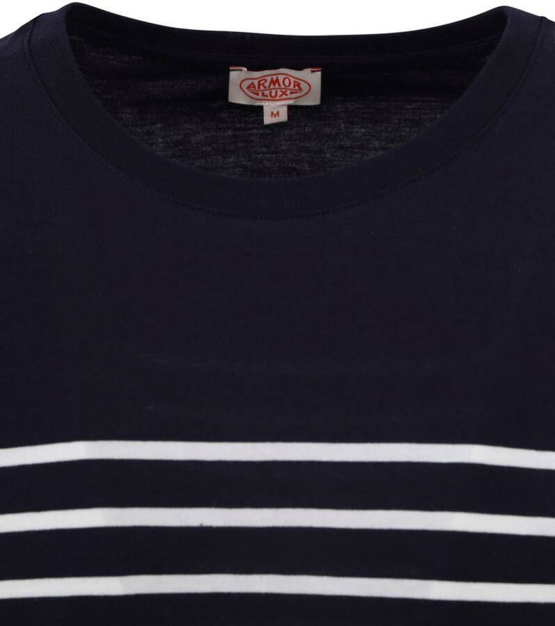 Armor-lux Etel T-Shirt Strepen Navy
