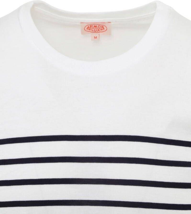 Armor-lux Etel T-Shirt Strepen Wit