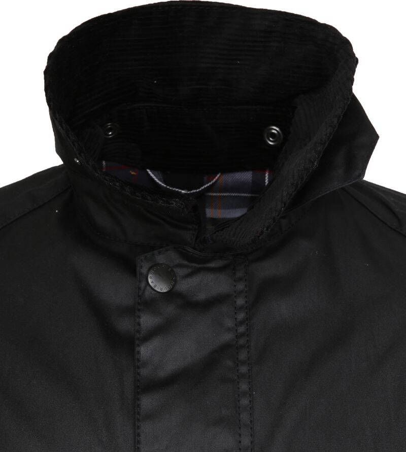 Barbour Bedale Wax Jas Zwart