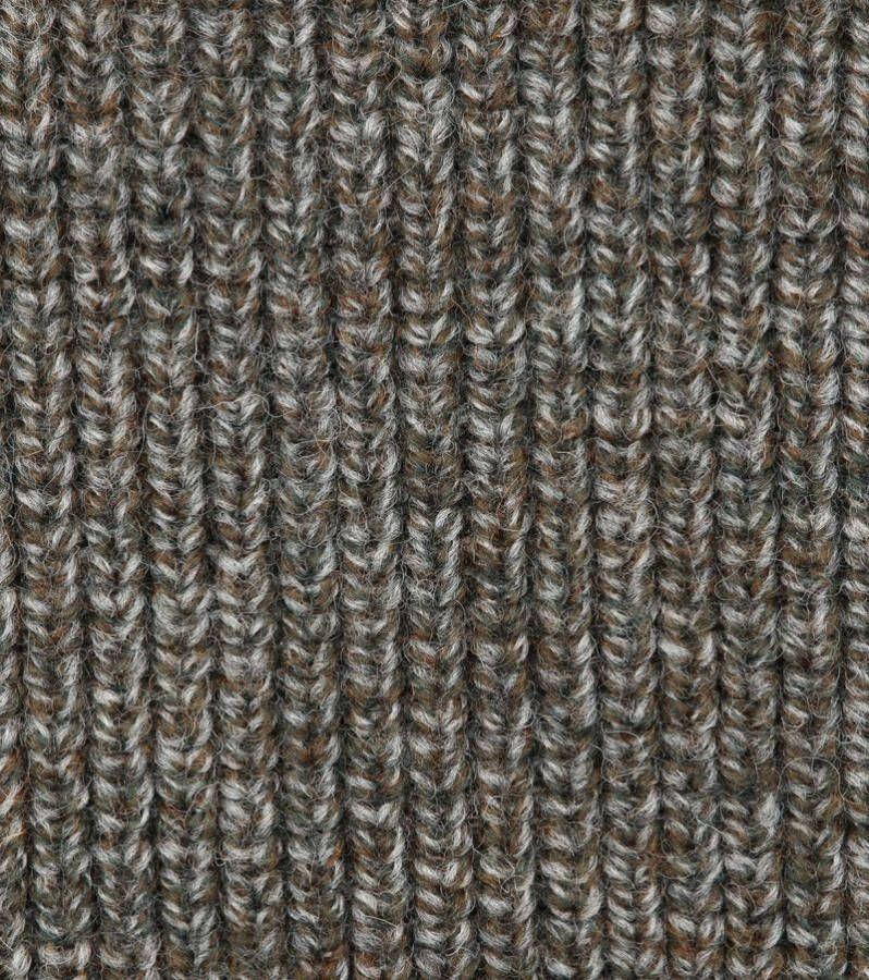 Barbour NewTyne Zip Trui Wol Donkergroen