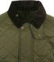 Barbour Quilted Jas Ashby Olijfgroen - Thumbnail 3