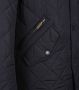 Barbour Quilted Jas Powell Donkerblauw - Thumbnail 3