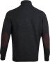 Barbour Sweater Trui Wol Patch Antraciet - Thumbnail 3