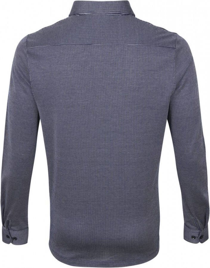 Blue Industry Longsleeve Polo Rugby Stripe Navy