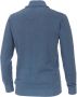 Casa Moda trui opstaande kraag blauw effen katoen - Thumbnail 2
