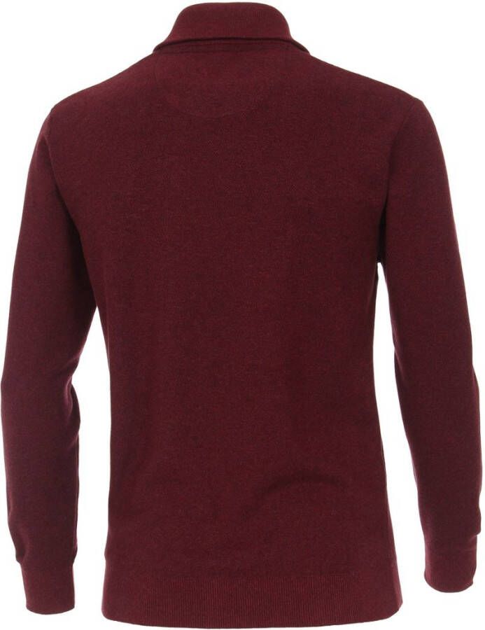 Casa Moda Halfzip Trui Bordeaux