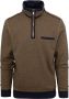 Casa Moda Halfzip Trui Okergeel - Thumbnail 3