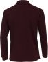 Casa Moda T-shirt Polo LS Bordeaux Rood - Thumbnail 3