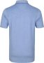 Casa Moda Polo Stretch Blauw - Thumbnail 3