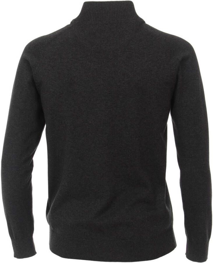 Casa Moda Vest Zip Antraciet