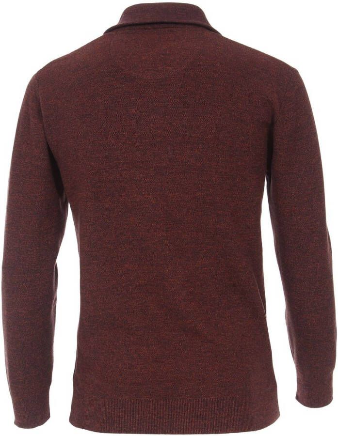 Casa Moda Zip Trui Bordeaux