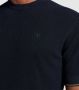 Cast Iron Knitted T-Shirt Navy Blauw Heren - Thumbnail 4