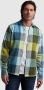 Cast Iron Overhemd Ruiten Blauw Heren - Thumbnail 3