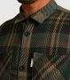 CAST IRON Heren Jassen Long Sleeve Shirt Heavy Check Regular Fit Groen - Thumbnail 5