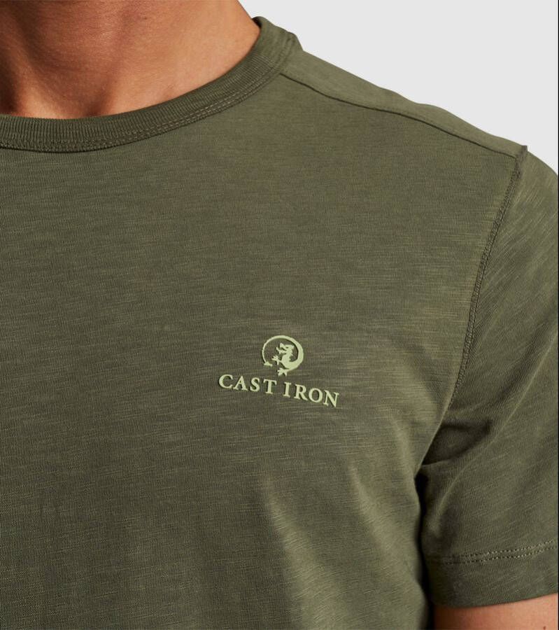 Cast Iron T-Shirt Melange Groen