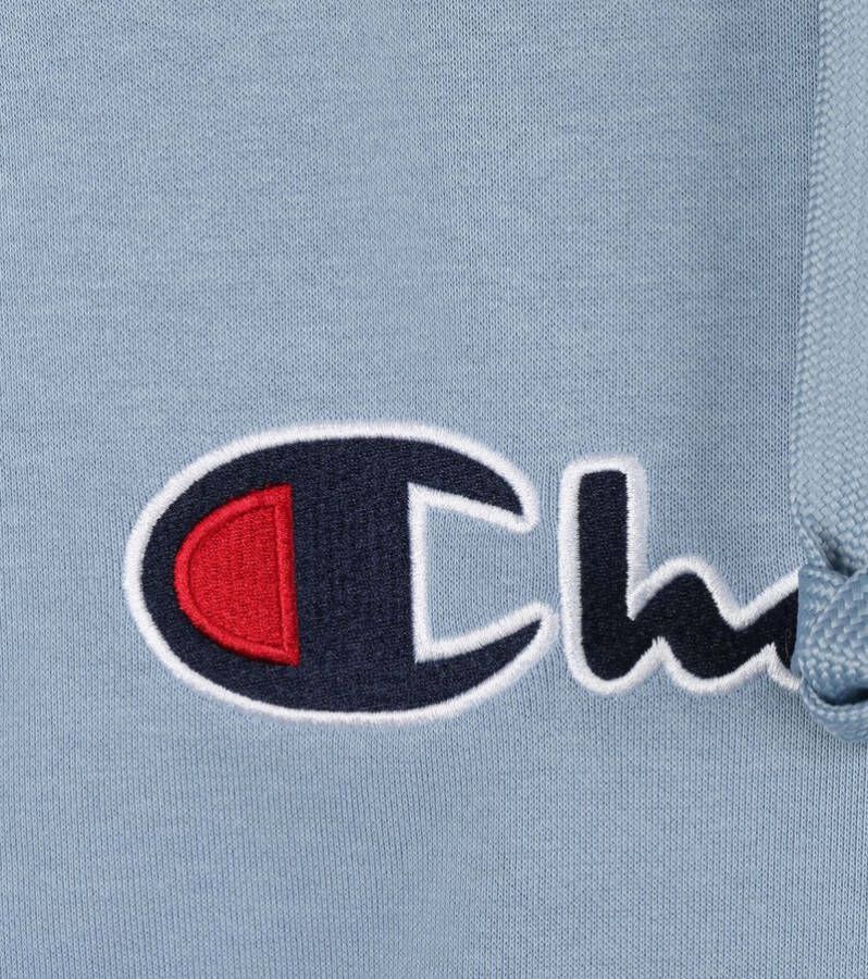 Champion Hoodie Logo Blauw